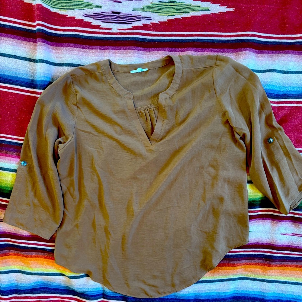 2/$20 MAURICES 3/4 sleeve blouse sz L